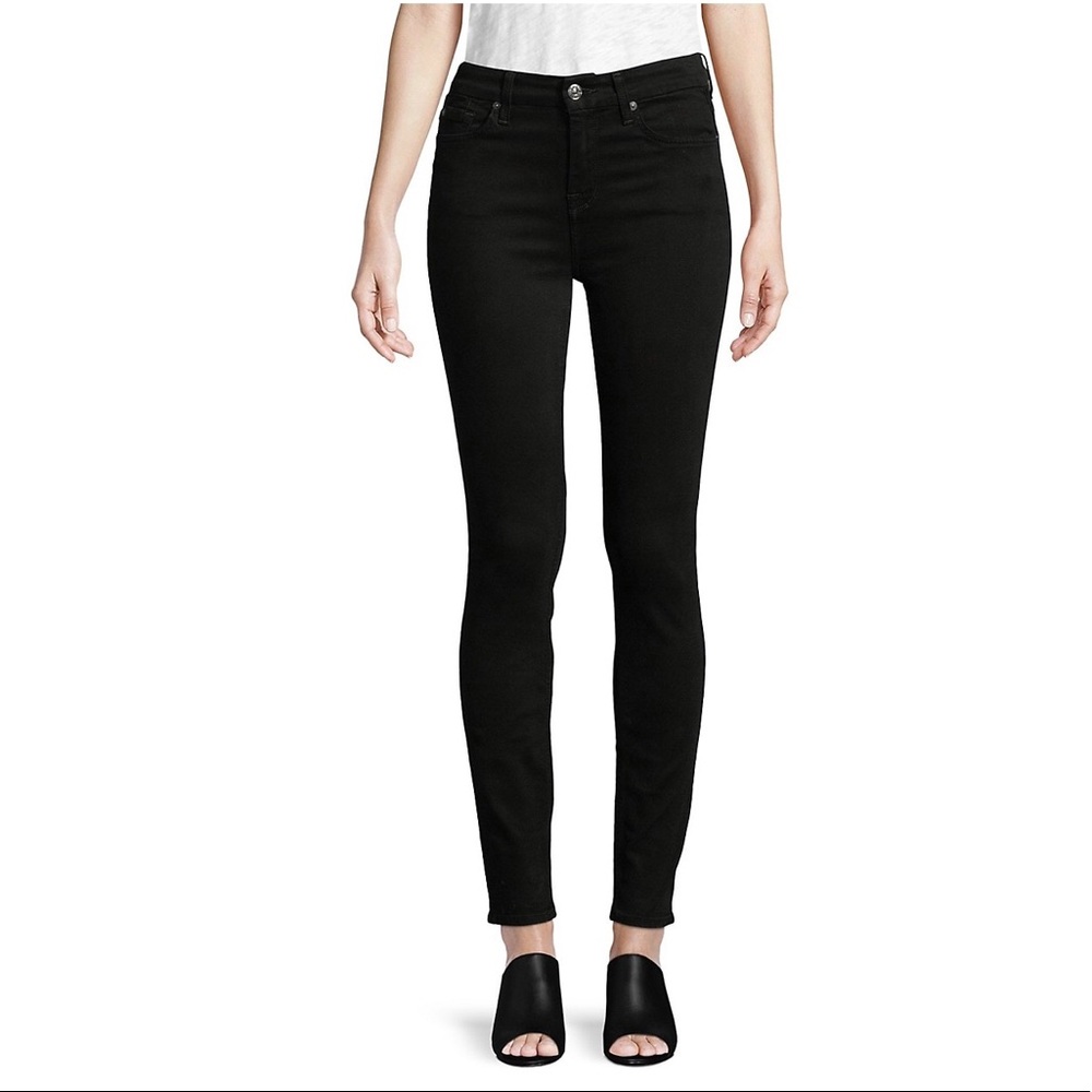 🖤 7 for all mankind black skinny jeans